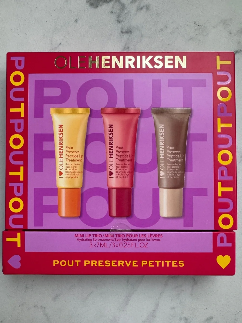 OLEHENRIKSEN LIMITED EDITION POUT PRESERVE PETITES MINI LIP TRIO